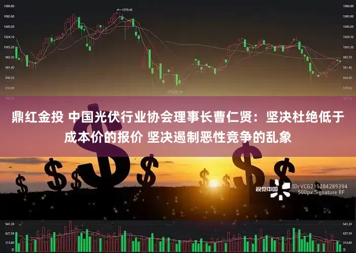 鼎红金投 中国光伏行业协会理事长曹仁贤：坚决杜绝低于成本价的报价 坚决遏制恶性竞争的乱象